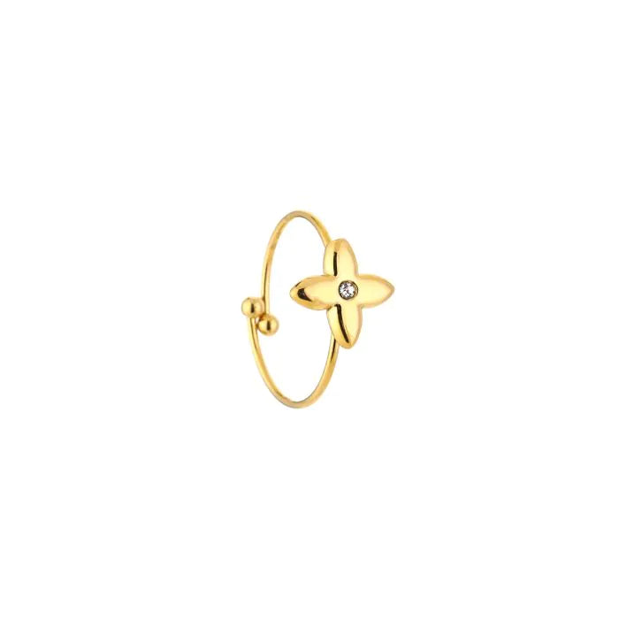 Minimalistische gouden damesring – Naomé Boutique