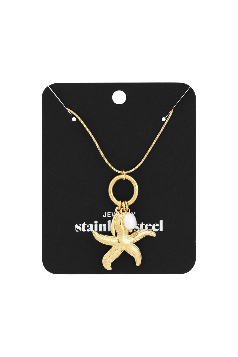 Zomerse gouden ketting met oceaancharms – Naomé Boutique
