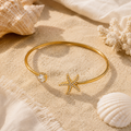 NAOMÉ Boutique Starfish Bangle – Gold
