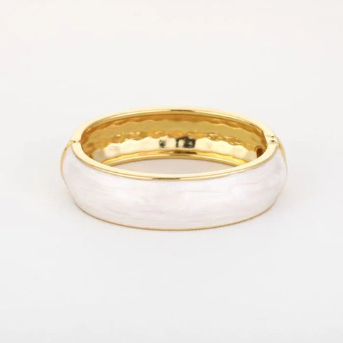 Chique bangle met beige glans – Naomé Boutique