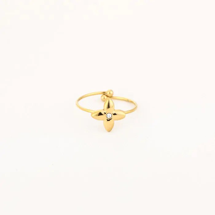 Elegante gouden ring met sparkle – Naomé Boutique