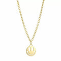 Golden Smiley Long Necklace – lange ketting met smiley hanger