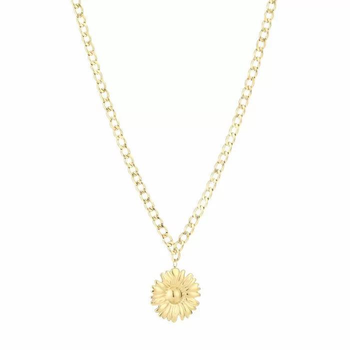 Golden Sunflower Ketting – Stainless Steel | Naome Boutique