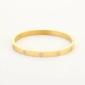Luxe gouden armband met strass steentjes – Naomé Boutique
