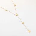 Minimalistische gouden Y-ketting met hartdesign – Naomé Boutique
