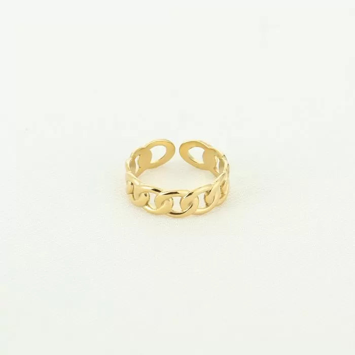 Schakelring in goud – Naomé Boutique