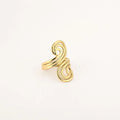 Twisted Wave Ring in goud – Naomé Boutique